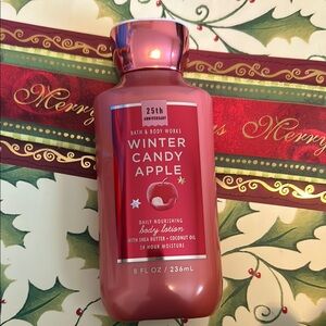 Bath & Body Works Winter Candy Apple Body Lotion - Red